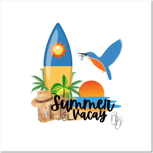 "Summer Vacay" design Posters and Art